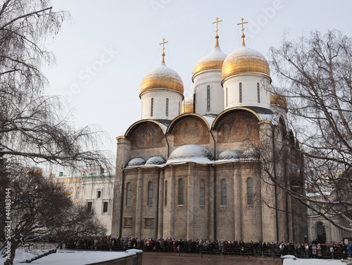 Cathedral of the Assumption in Kremlin. Moscow. Russia.