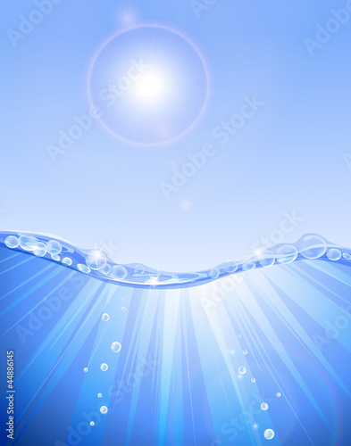 Sunlight Underwater