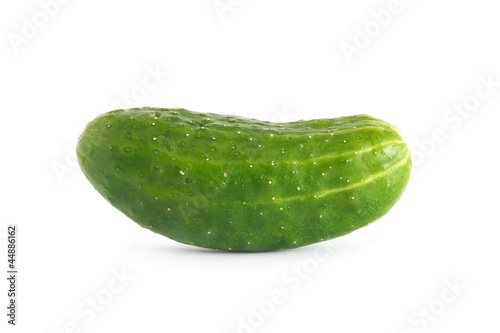 Cucumber On White