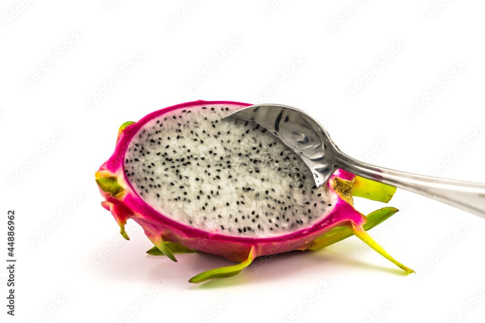 Fototapeta premium Dragon fruit isolated on white background