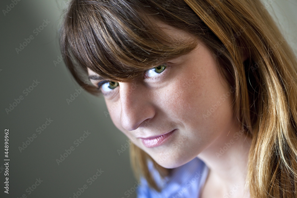 Femme, fille, jeune, portrait, regard, modèle, expression Femme, fille, jeune, portrait, regard, modèle, expression