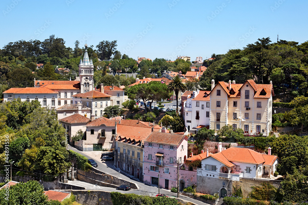 Blick auf Sintra, Portugal