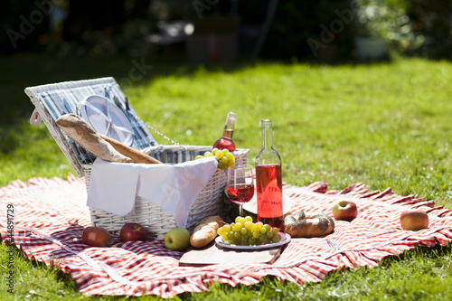 Perfect food in the garden. picnic