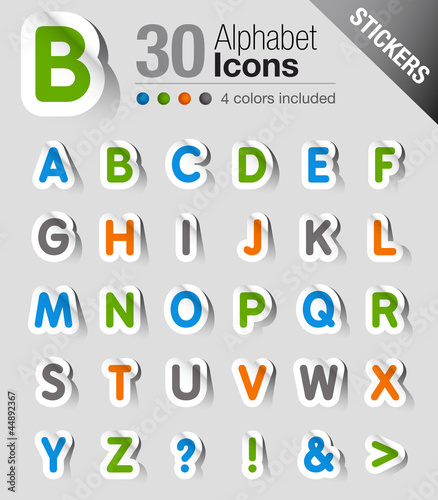 Stickers - Alphabet