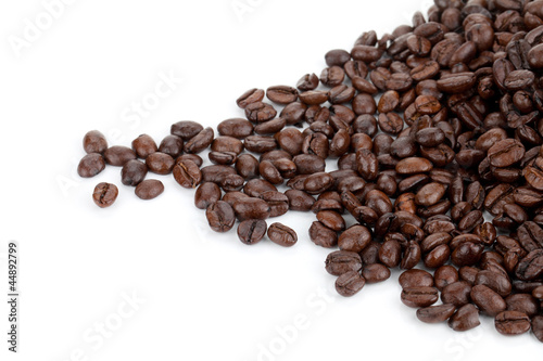 Heap of coffee beans