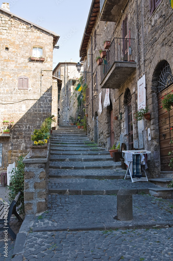 Alleyway. Ronciglione. Lazio. Italy.