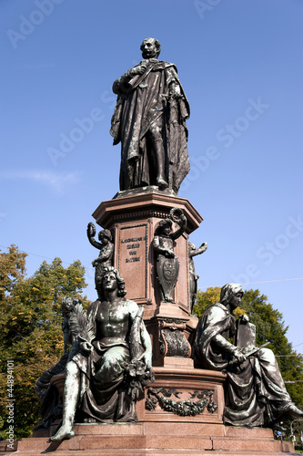 München Maxmonument auf der Maximilianstraße photo