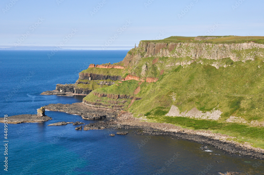Cliffs near Giant's Causeway, County Antrim, Northern Ireland