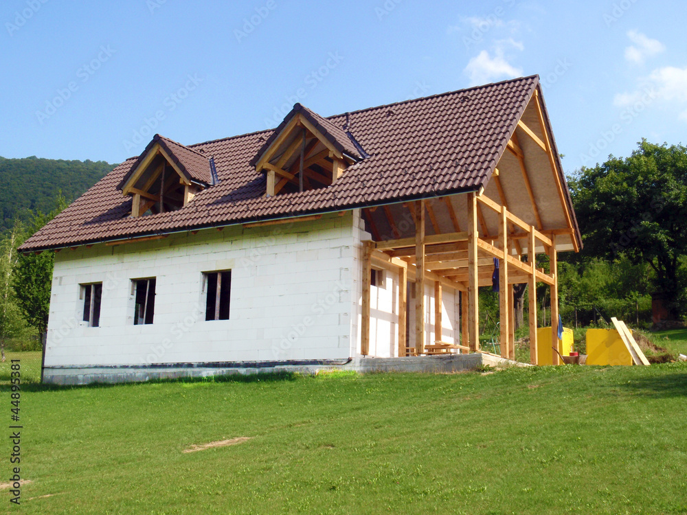 Fototapeta premium house construction