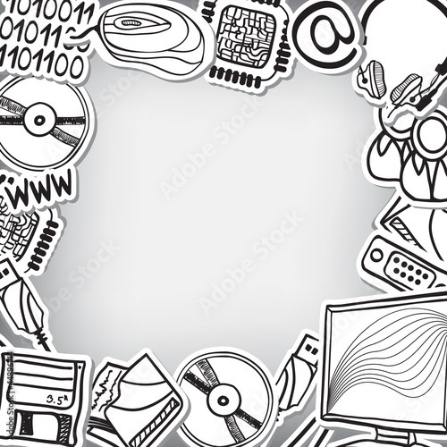 Information technology devices - frame background