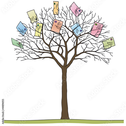 albero di email