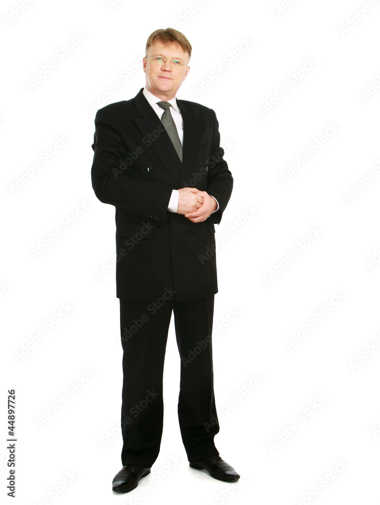 A full-lenght portrait of a businessman standing A full-lenght portrait of a businessman standing