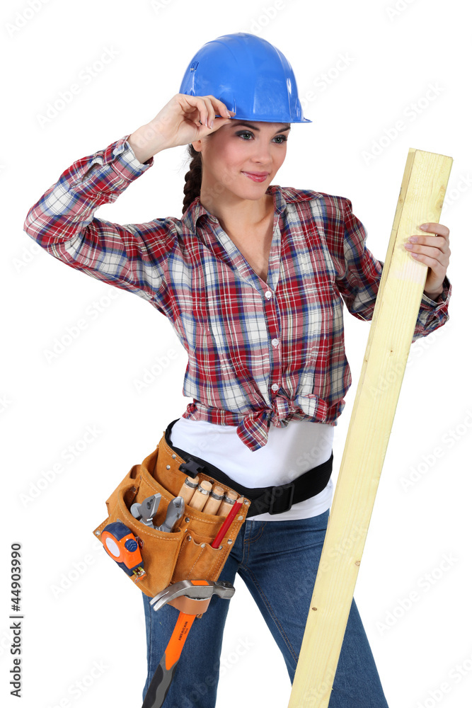 Female carpenter Female carpenter