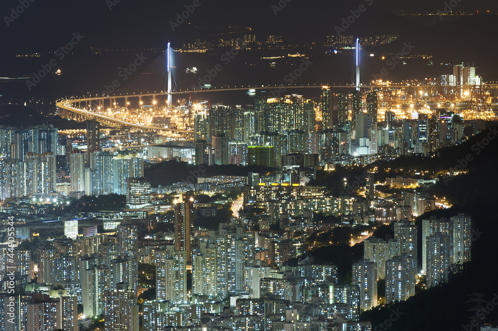 Hong Kong City Night