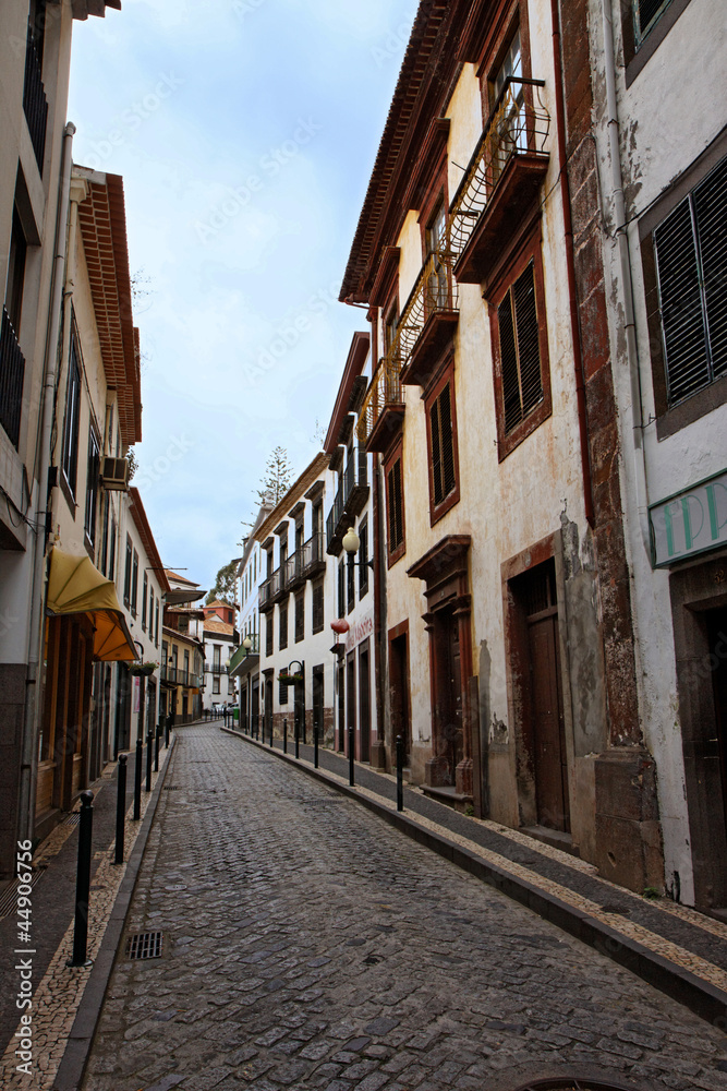 Gasse in Funchal, Madeira