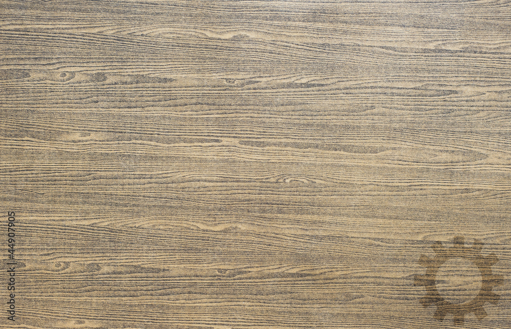 Fototapeta premium Gear icon on wood background and textured