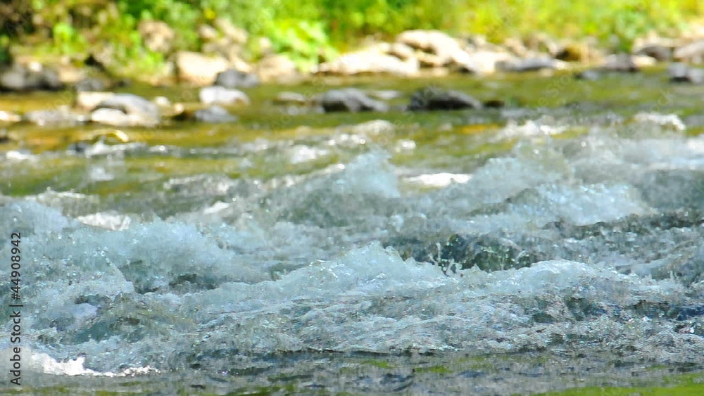 Water flowing in river Water flowing in river