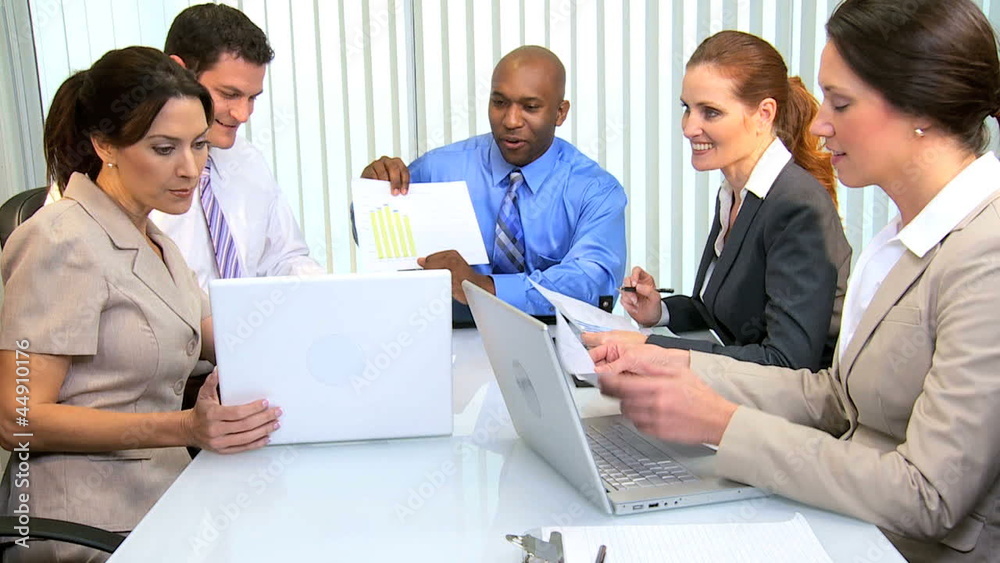 African American Businessman Advertising Team Meeting African American Businessman Advertising Team Meeting