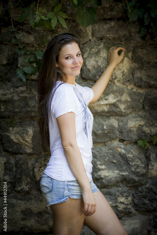 Woman in the forest Woman in the forest