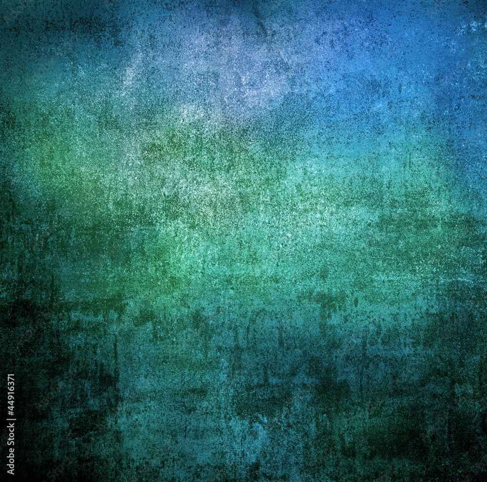 Fototapeta Abstrakcyjne tło w kolorach zieleni i niebieski