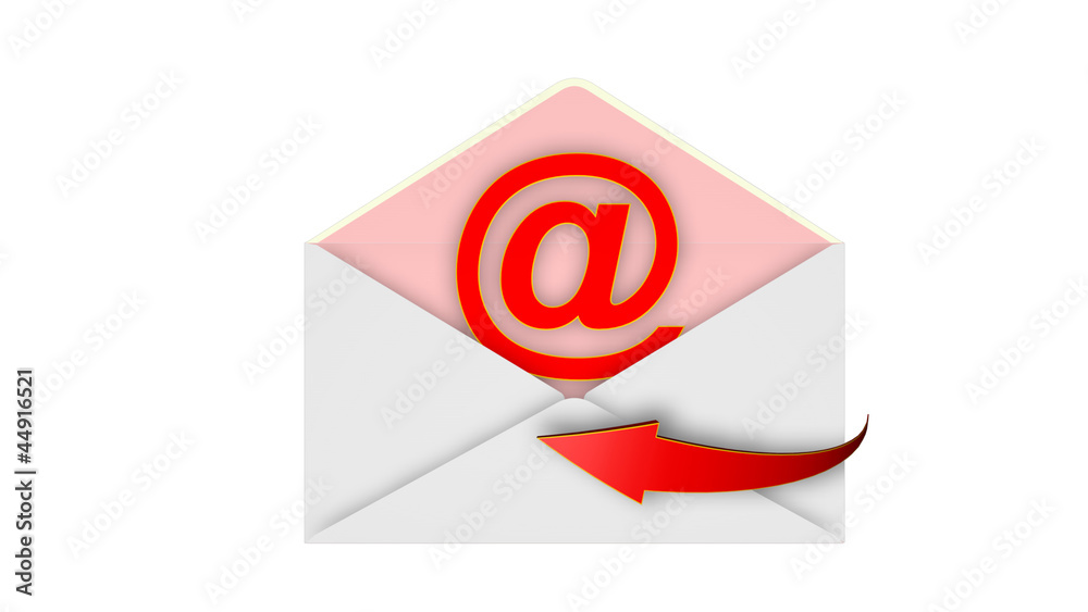 Internet email envelope 3d Internet email envelope 3d
