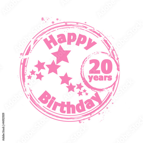 happy birthday 20 years