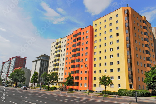 plattenbau in berlin-lichtenberg