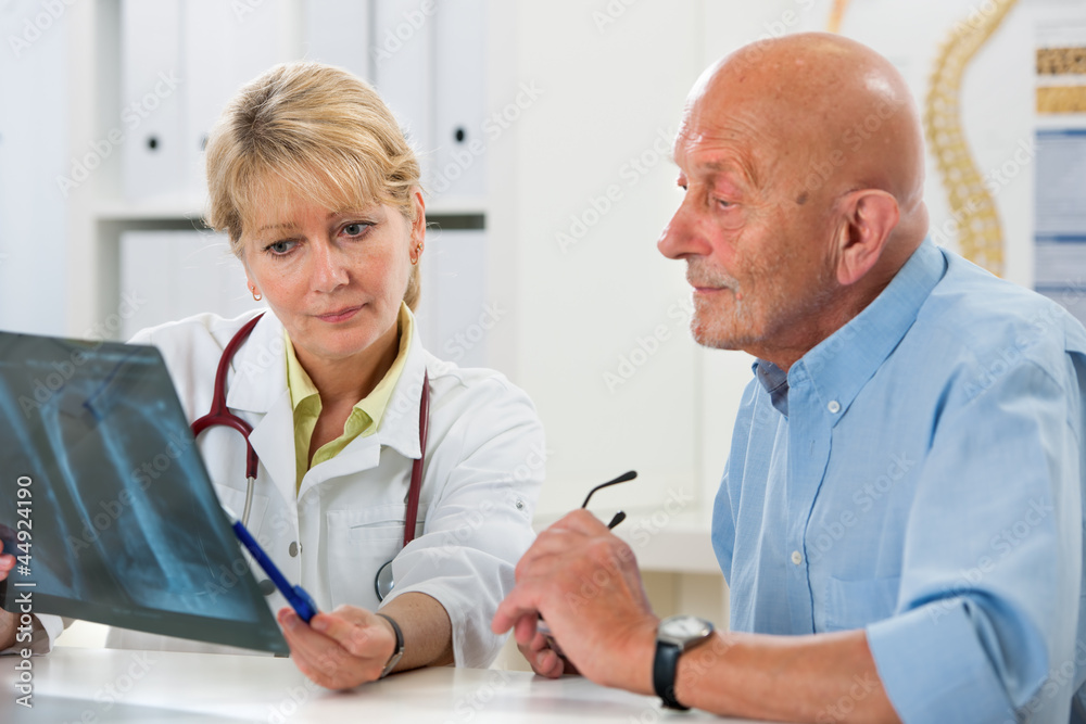 Fototapeta premium Patientengespräch