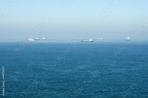 Cargo ships at sea. © Deyan Georgiev