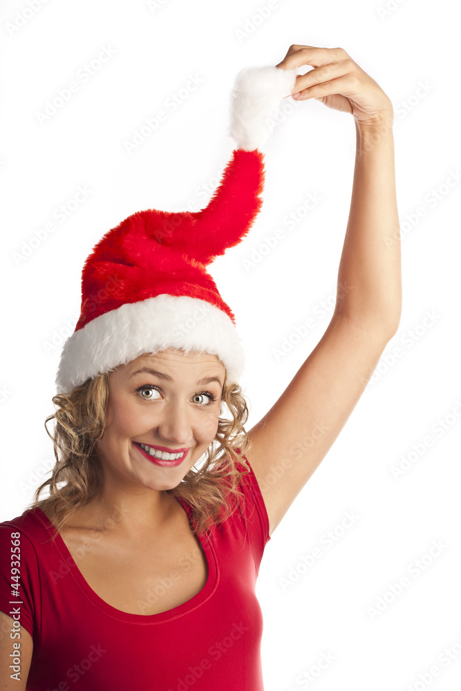 Beautiful christmas woman. New year celebration. Beautiful christmas woman. New year celebration.