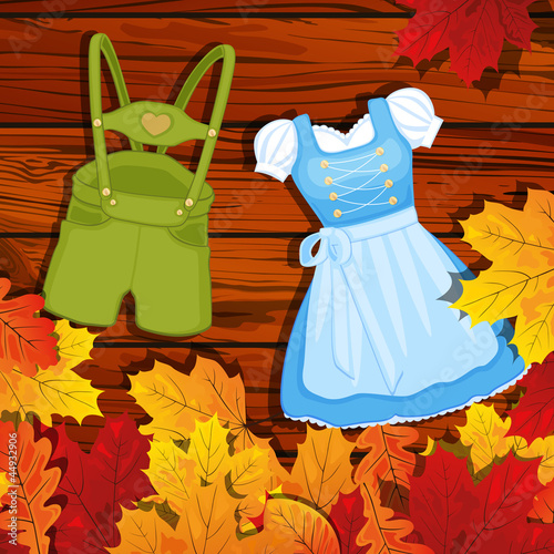 Vector Illustration of an Oktoberfest Background