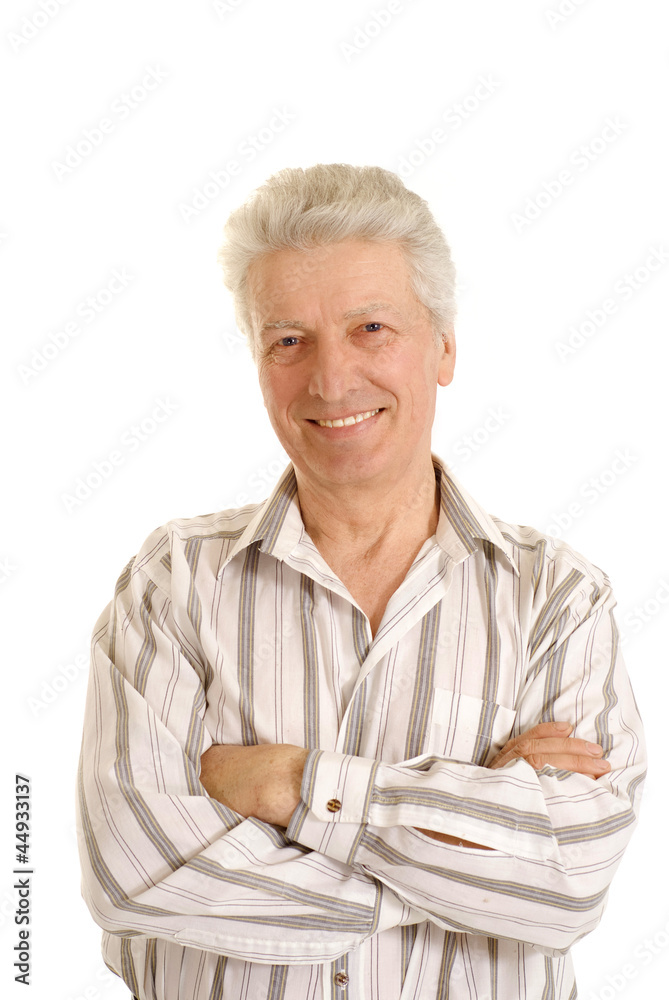 Interesting elderly man Interesting elderly man