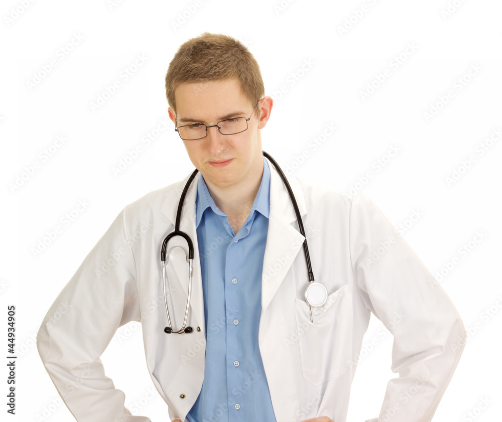 A young serious medical doctor A young serious medical doctor