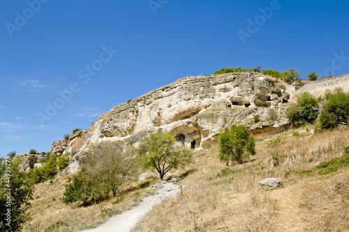 Ancient cave towns of Crimea.Chufut-Kale