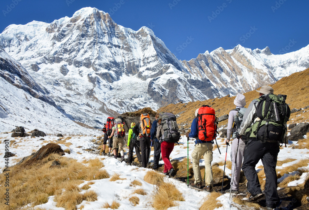 Fototapeta premium Annapurna Base Camp trekking