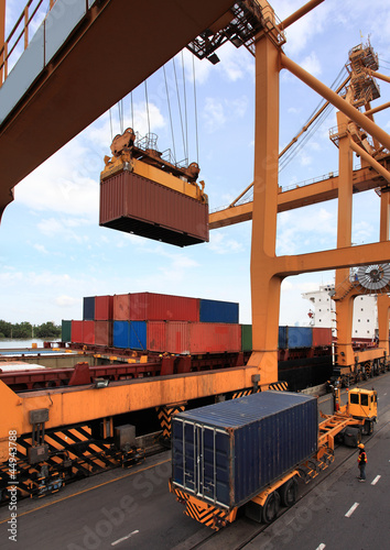 container operation in port