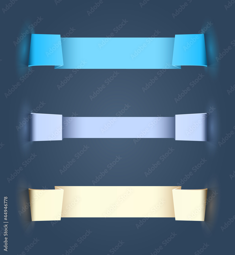 Futuristic banners - set of three Futuristic banners - set of three