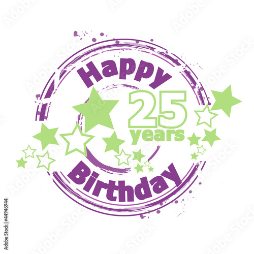 happy birthday 25 years