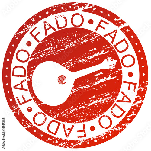 Cuadro en lienzo Carimbo desgastado - fado