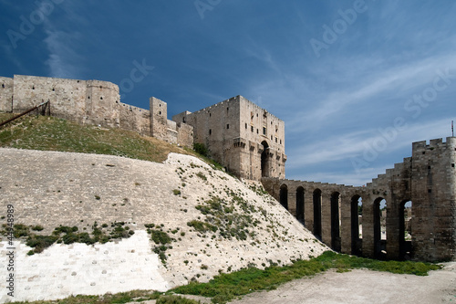 The mighty citadel of Aleppo, Syria
