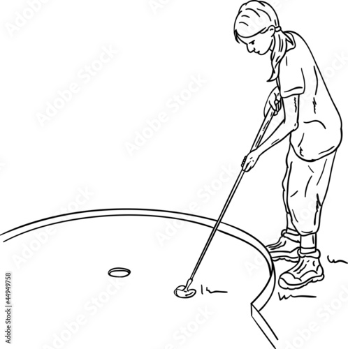 girl golf
