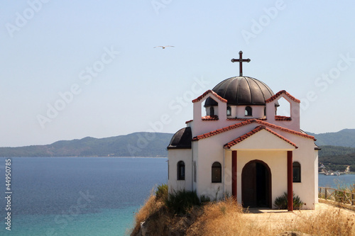 Orthodox church on hill