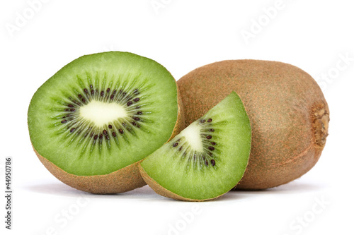 kiwi over white background