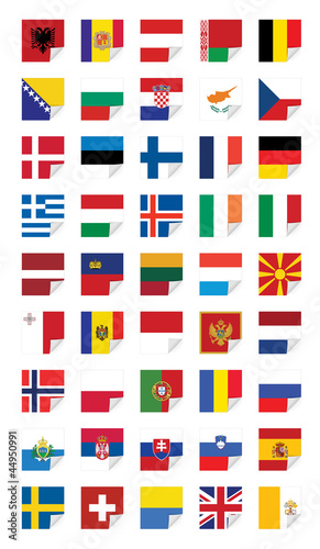 Free Download Flags of European States - GFXLoad