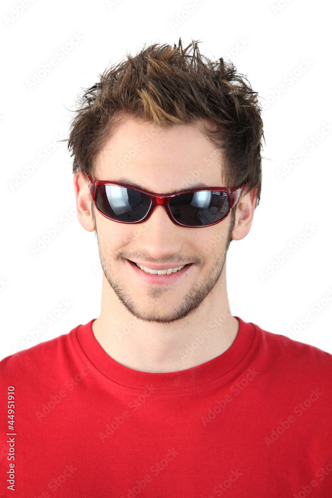 Cool dude in sunglasses