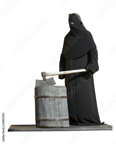 The executioner with an axe.