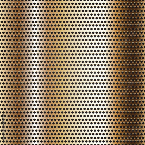 Seamless chrome metal surface, background