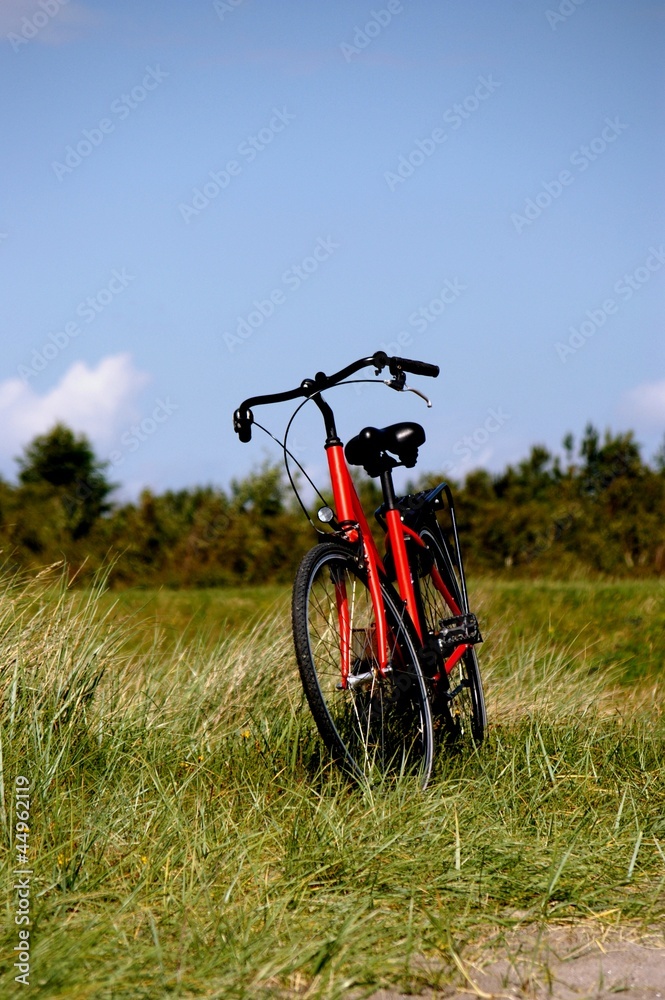 Fahrrad am Strand