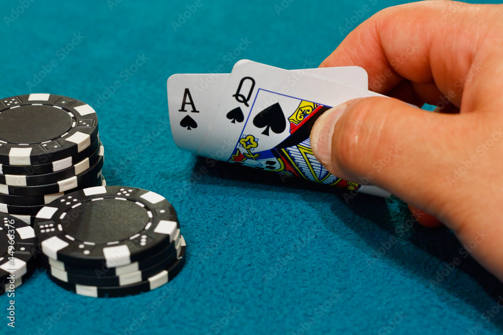 Naklejka premium pontoon winning hand