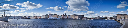 Photography Beautiful panorama view of Gamla Stan, Stockholm, Sweden